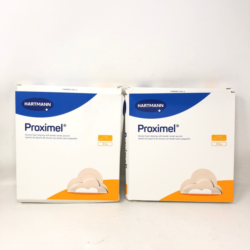 Hartmann Proximel‎ Silicone Foam Dressing Small Sacrum 7x6.8 10ct EXP 12/27